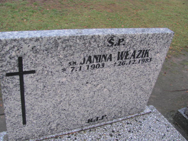 Janina Włazik 1903 Bieruń Stary Bartłomieja Apostoła - Grobonet - Wyszukiwarka osób pochowanych