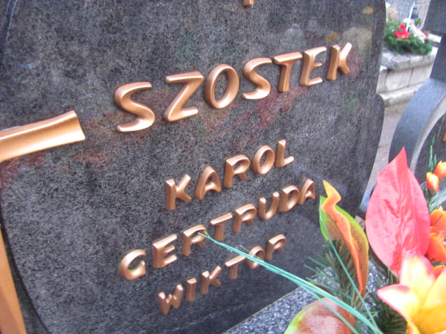 Karol Szostek Bieruń Stary Bartłomieja Apostoła - Grobonet - Wyszukiwarka osób pochowanych