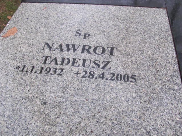 Grób Wiesława Nawrot