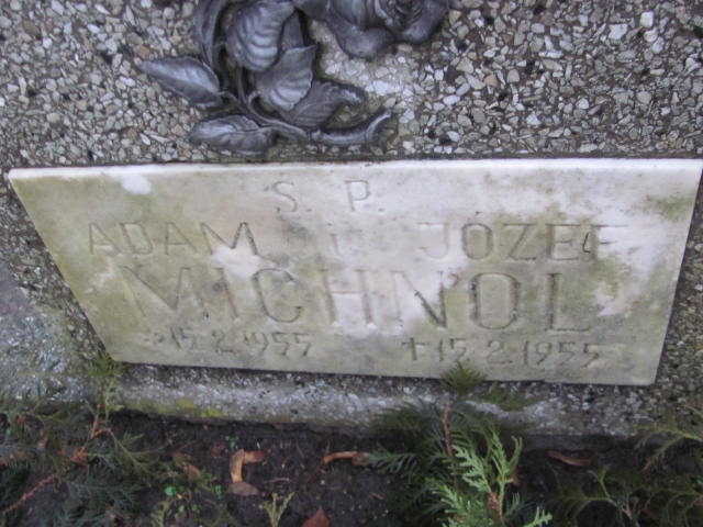 Adam Michnol 1955 Bieruń Stary Bartłomieja Apostoła - Grobonet - Wyszukiwarka osób pochowanych