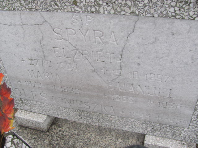 Maria Spyra 1870 Bieruń Stary Bartłomieja Apostoła - Grobonet - Wyszukiwarka osób pochowanych