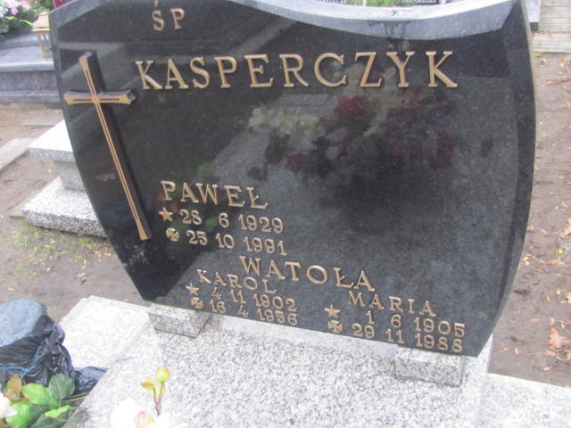 Karol Watoła 1902 Bieruń Stary Bartłomieja Apostoła - Grobonet - Wyszukiwarka osób pochowanych