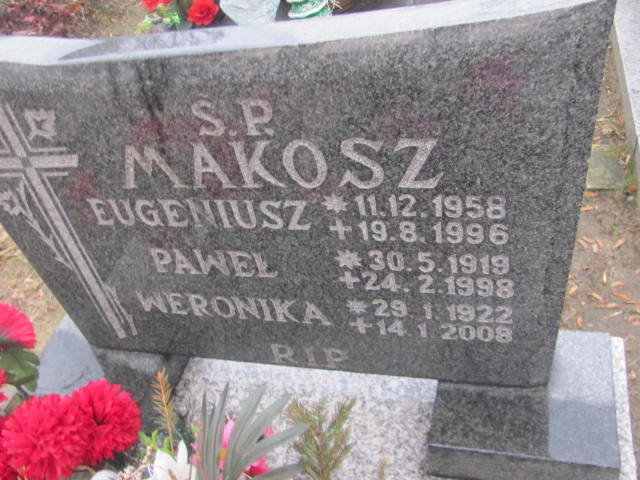 Paweł Makosz 1919 Bieruń Stary Bartłomieja Apostoła - Grobonet - Wyszukiwarka osób pochowanych