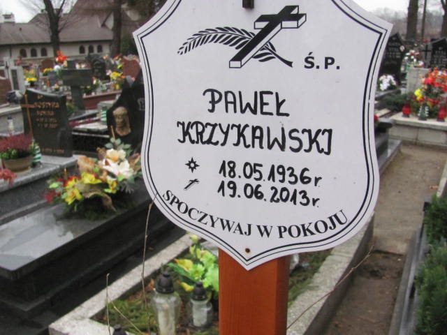 Paweł Krzykawski 1936 Bieruń Stary Bartłomieja Apostoła - Grobonet - Wyszukiwarka osób pochowanych