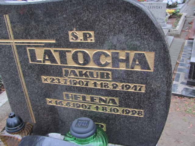 Jakub Latocha 1907 Bieruń Stary Bartłomieja Apostoła - Grobonet - Wyszukiwarka osób pochowanych