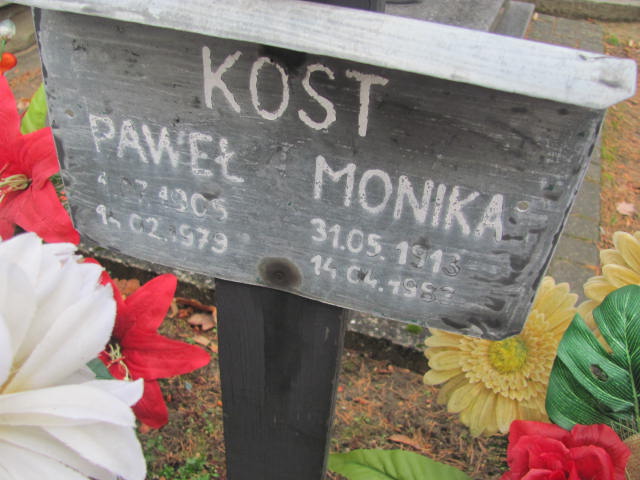 Monika Kost 1913 Bieruń Stary Bartłomieja Apostoła - Grobonet - Wyszukiwarka osób pochowanych