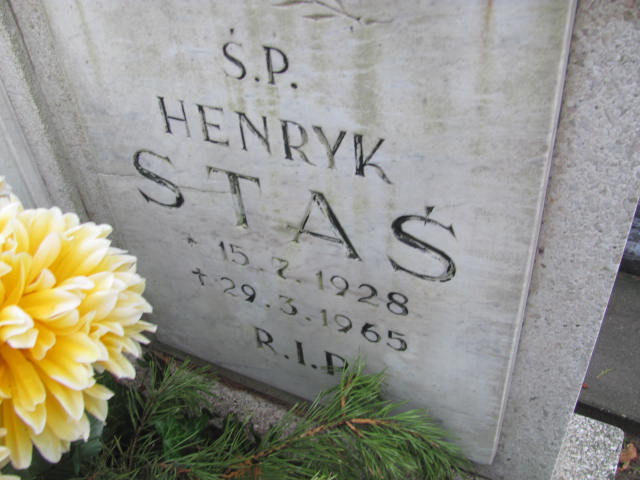 Grób Henryk Staś