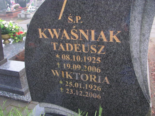 Wiktoria Kwaśniak 1926 Bieruń Stary Bartłomieja Apostoła - Grobonet - Wyszukiwarka osób pochowanych