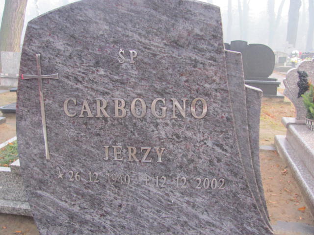 Jerzy Carbogno Barnabe 1940 Bieruń Stary Bartłomieja Apostoła - Grobonet - Wyszukiwarka osób pochowanych