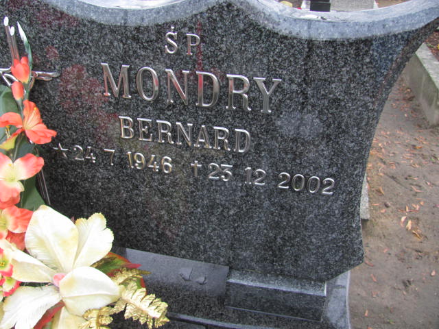 Bernard Mondry 1946 Bieruń Stary Bartłomieja Apostoła - Grobonet - Wyszukiwarka osób pochowanych