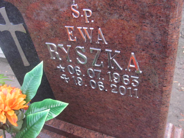 Ewa Ryszka 1963 Bieruń Stary Bartłomieja Apostoła - Grobonet - Wyszukiwarka osób pochowanych