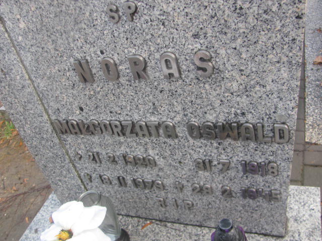 Oswald Noras 1918 Bieruń Stary Bartłomieja Apostoła - Grobonet - Wyszukiwarka osób pochowanych
