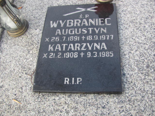 Katarzyna Wybraniec 1908 Bieruń Stary Bartłomieja Apostoła - Grobonet - Wyszukiwarka osób pochowanych