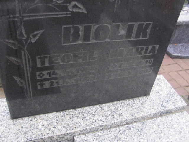 Teofil Biolik 1904 Bieruń Stary Bartłomieja Apostoła - Grobonet - Wyszukiwarka osób pochowanych