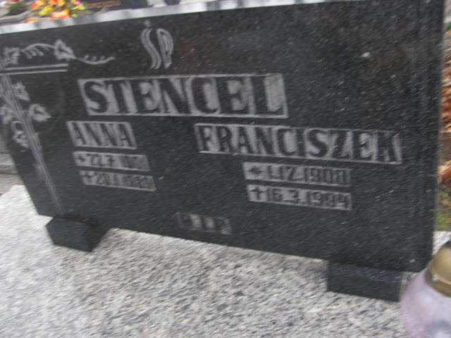 Anna Stencel 1901 Bieruń Stary Bartłomieja Apostoła - Grobonet - Wyszukiwarka osób pochowanych