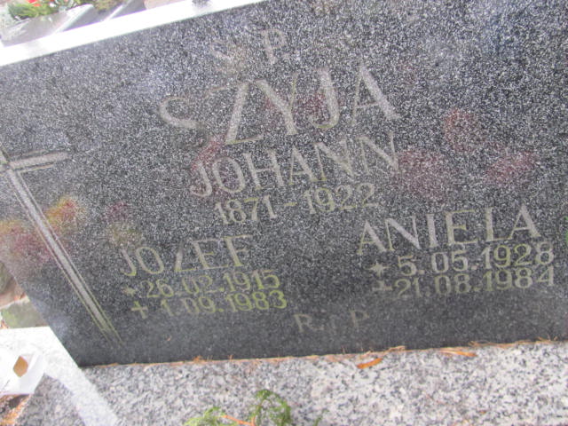 Józef Szyja 1915 Bieruń Stary Bartłomieja Apostoła - Grobonet - Wyszukiwarka osób pochowanych