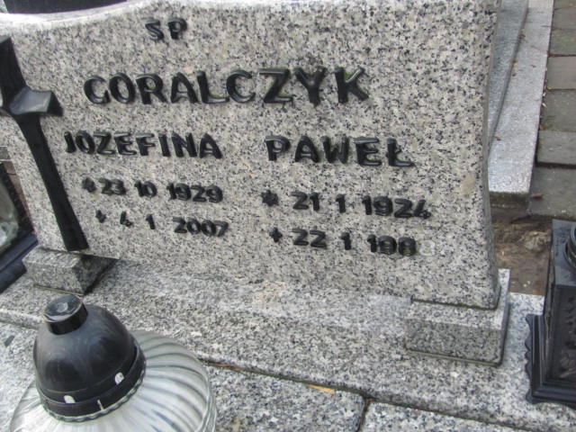 Jan Goralczyk 1952 Bieruń Stary Bartłomieja Apostoła - Grobonet - Wyszukiwarka osób pochowanych