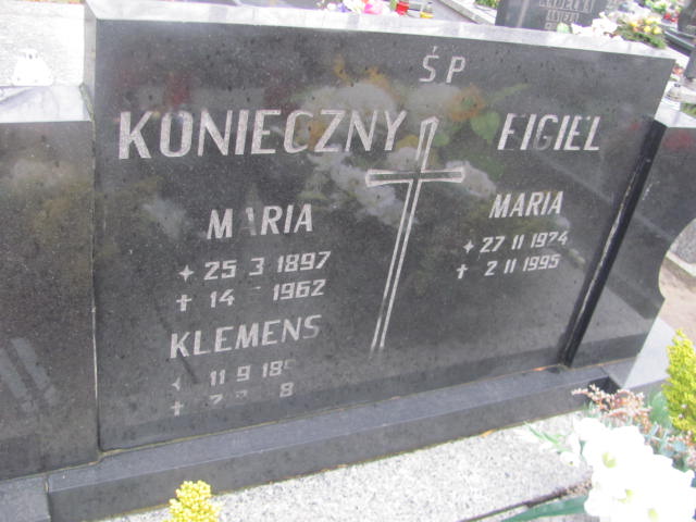 Maria Konieczna 1897 Bieruń Stary Bartłomieja Apostoła - Grobonet - Wyszukiwarka osób pochowanych