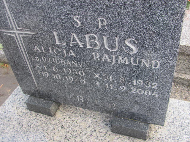 Alicja Labus 1930 Bieruń Stary Bartłomieja Apostoła - Grobonet - Wyszukiwarka osób pochowanych