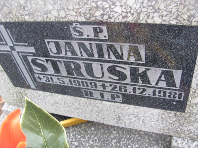 Janina Struska 1909 Bieruń Stary Bartłomieja Apostoła - Grobonet - Wyszukiwarka osób pochowanych