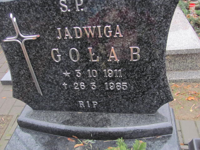 Jadwiga Gołąb 1911 Bieruń Stary Bartłomieja Apostoła - Grobonet - Wyszukiwarka osób pochowanych